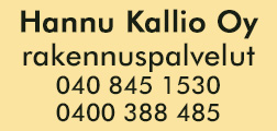 Hannu Kallio Oy logo